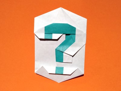 Origami Question mark by KuCha (Mai Mingliang) on giladorigami.com