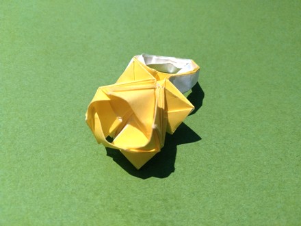 Origami Rose ring by Go Kinoshita on giladorigami.com