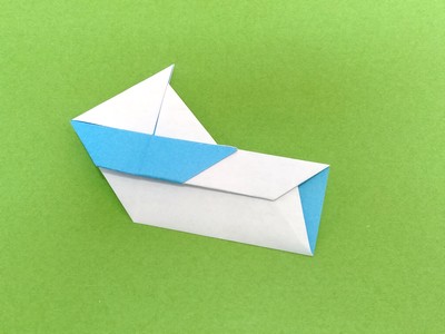 Origami Sailboat chopstick envelope by Inayoshi Hidehisa on giladorigami.com