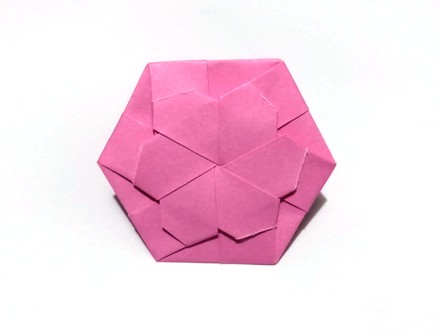 Origami Six-sided coaster by Francisco Javier Caboblanco on giladorigami.com