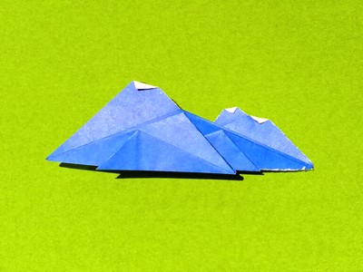 Origami Mountain range by Luigi Leonardi on giladorigami.com