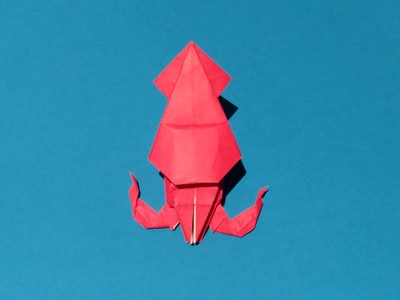Origami Squid by Sakai Eiji on giladorigami.com