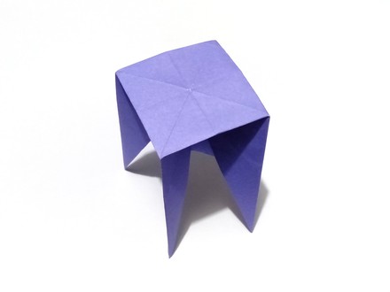 Origami Stool by Angel Ecija Blanco on giladorigami.com