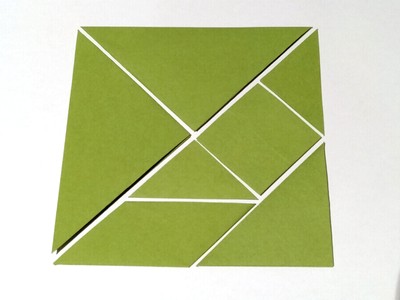 Origami Tangram by Luis Fernandez Perez on giladorigami.com