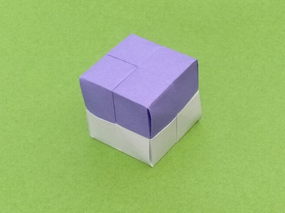 Origami Twin cube by Nick Robinson on giladorigami.com