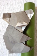 Origami Koala by Ryo Aoki on giladorigami.com