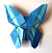 Origami Green-banded swallowtail by Ryo Aoki on giladorigami.com