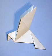 Origami Peace dove by Alice Gray on giladorigami.com