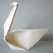 Origami Swan by Kunihiko Kasahara on giladorigami.com