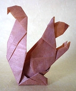 Origami Squirrel by Fred Rohm on giladorigami.com
