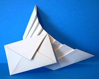 Origami Airmail by Hojyo Takashi on giladorigami.com