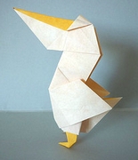 Origami Pelican by Eiji Tsuchito on giladorigami.com