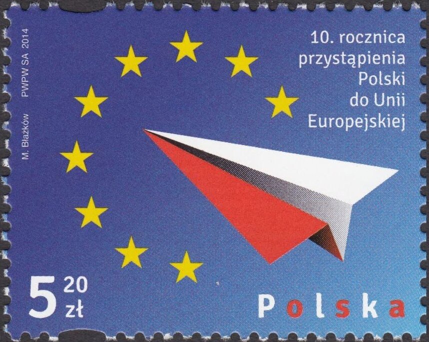Poland 2014 10th anniversary of Polish accession to the European Union (Postage)