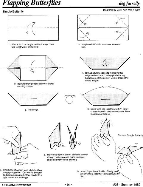 dollar bill origami butterfly. Origami butterfly diagram
