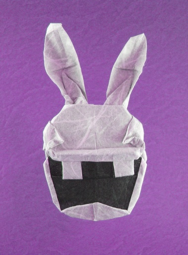 Origami Raving Rabbid by Gilad Aharoni folded by Gilad Aharoni