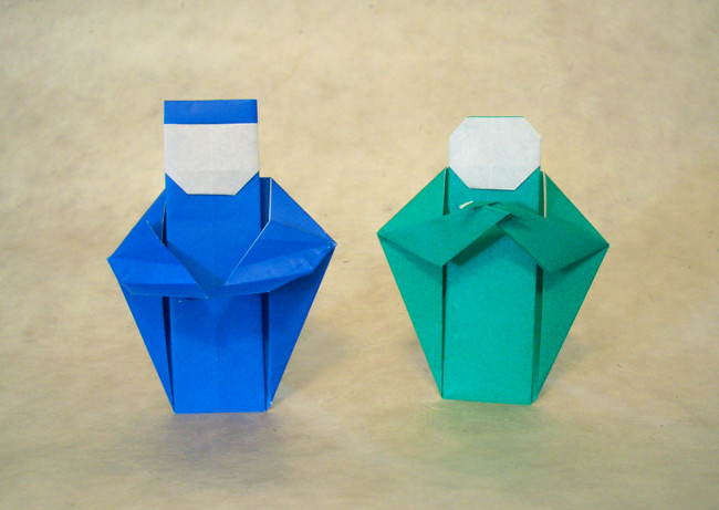 Origami Wise son by Joel Stern folded by Gilad Aharoni