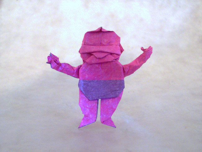 Origami Baby by Fernando Gilgado Gomez folded by Gilad Aharoni