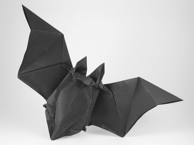 Origami Bat by Peter Engel. Folded by Gilad Aharoni on giladorigami.com