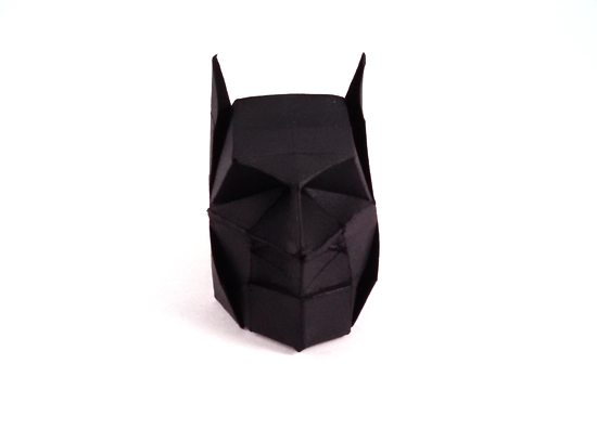 Origami Bat mask by Thomas Cuffe folded by Gilad Aharoni