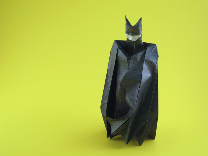 Origami Batman by Angel Morollon Guallar folded by Gilad Aharoni