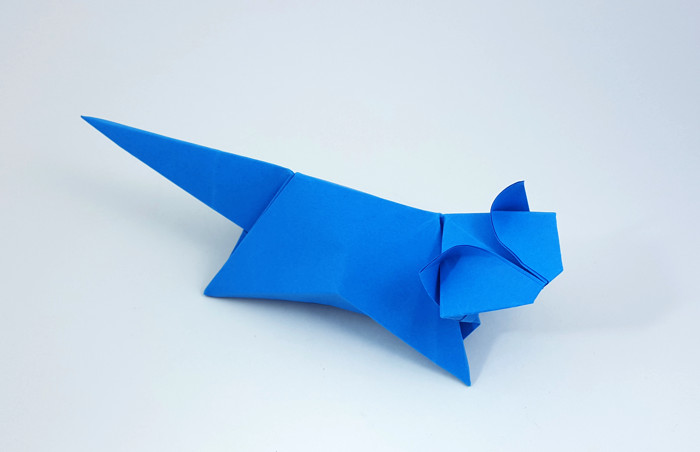 Origami Cat by Takai Hiroaki folded by Gilad Aharoni