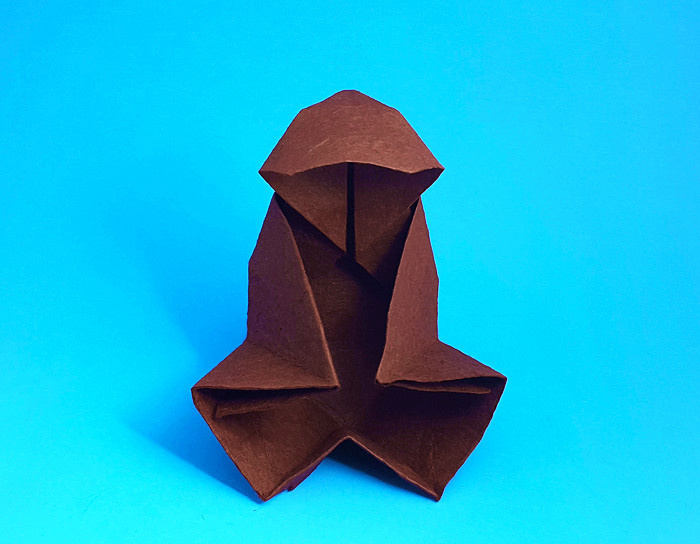 Origami Contemplation by Rob Snyder folded by Gilad Aharoni