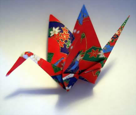 Origami Crane by Traditional folded by Gilad Aharoni