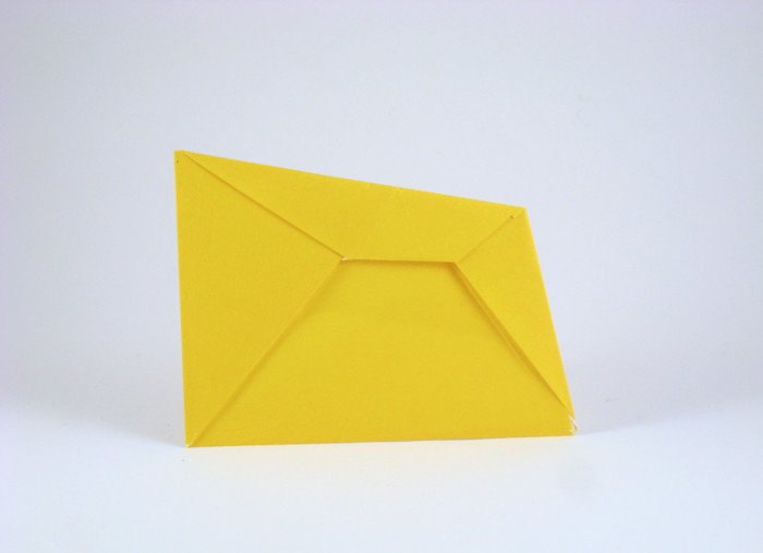 Origami New perspective envelope by Jeremy Shafer. Folded by Gilad Aharoni on giladorigami.com