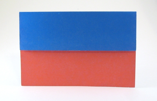 Origami Flag of Haiti by Gilad Aharoni folded by Gilad Aharoni