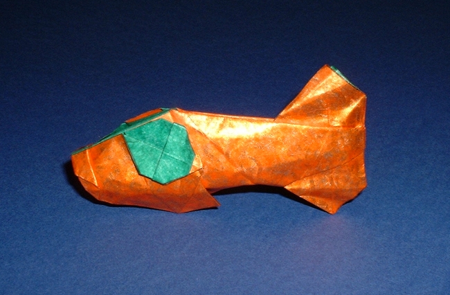 Origami Goldfish by Masamichi Noma folded by Gilad Aharoni