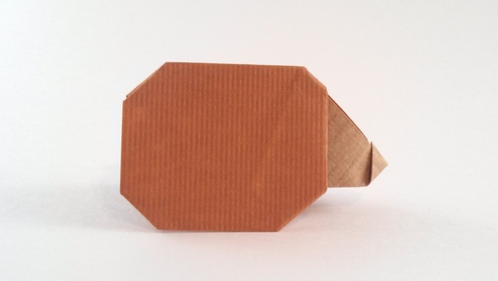Origami Hedgehog by Paul Jackson folded by Gilad Aharoni
