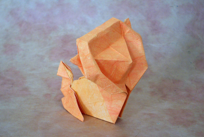 Origami Lion by Guspath Go folded by Gilad Aharoni
