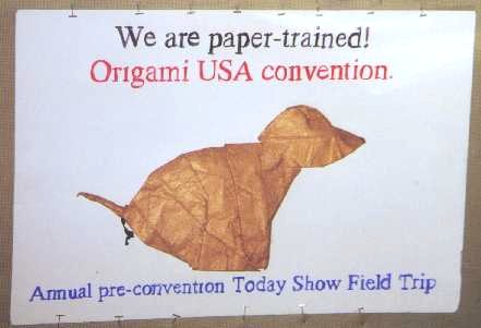 origami usa poster
