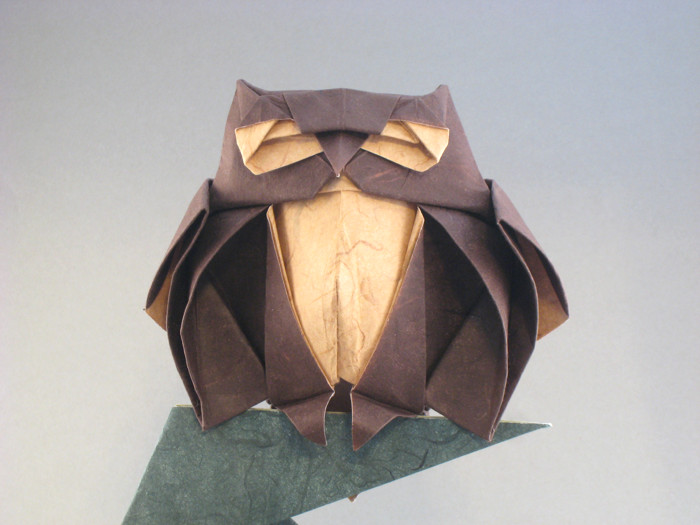 Origami Owl by Roman Diaz folded by Gilad Aharoni