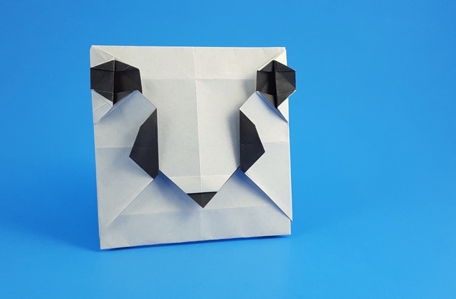 Origami Panda envelope by Ryo Aoki folded by Gilad Aharoni