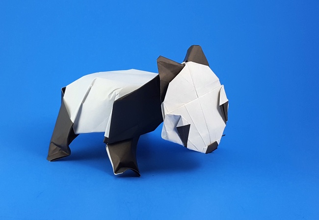 Origami Panda by Steven Casey folded by Gilad Aharoni