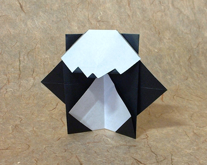 Origami Panda by Sy Chen. Folded by Gilad Aharoni on giladorigami.com