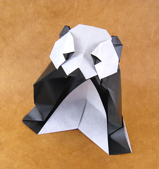 Origami Panda by Roman Diaz folded by Gilad Aharoni