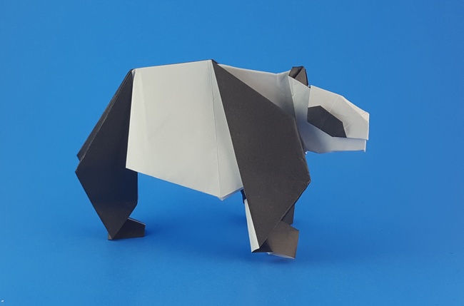 Origami Panda by Neal Elias folded by Gilad Aharoni