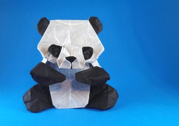 Origami Panda by Marc Kirschenbaum folded by Gilad Aharoni