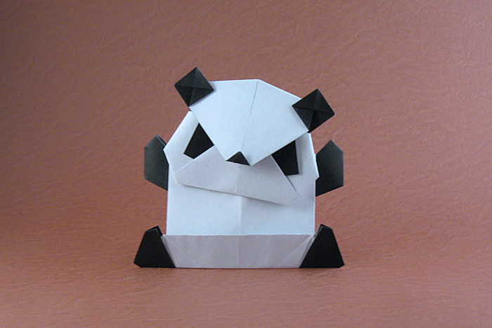 Origami Panda by Niwa Taiko folded by Gilad Aharoni