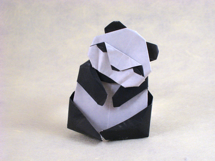 Origami Panda by Akira Yoshizawa folded by Gilad Aharoni