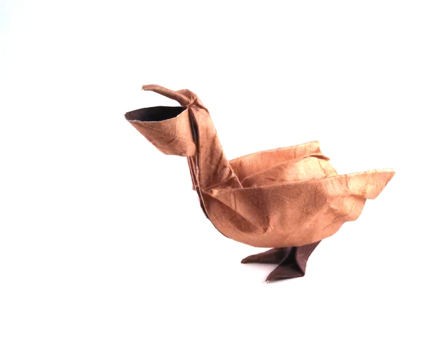 Origami Pelican by Yonami Ken folded by Gilad Aharoni