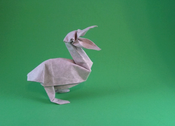 Origami Pelican by Akira Yoshizawa folded by Gilad Aharoni