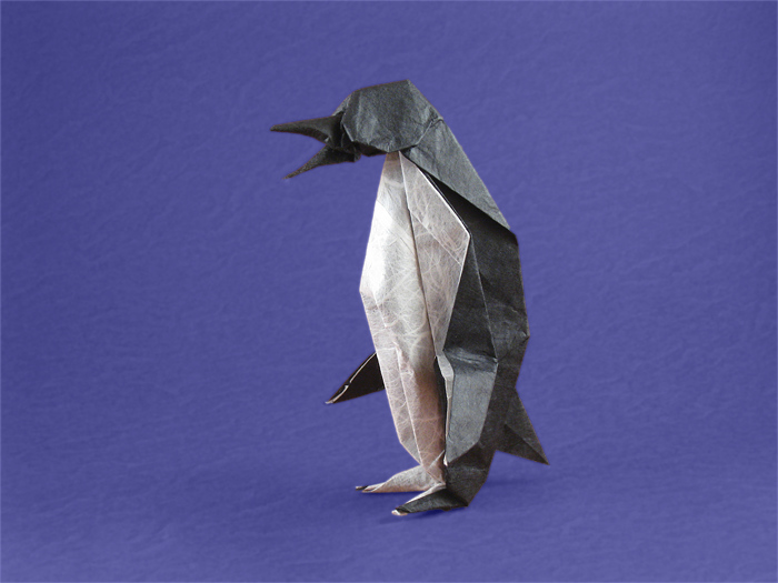 Origami Penguin by Peter Engel folded by Gilad Aharoni