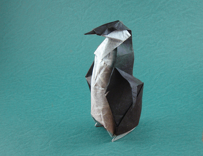 Origami Penguin by Michael G. LaFosse folded by Gilad Aharoni