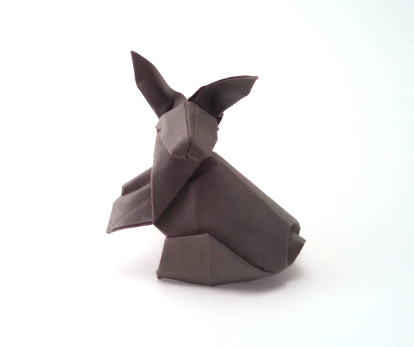 Origami Rabbit by David Brill folded by Gilad Aharoni