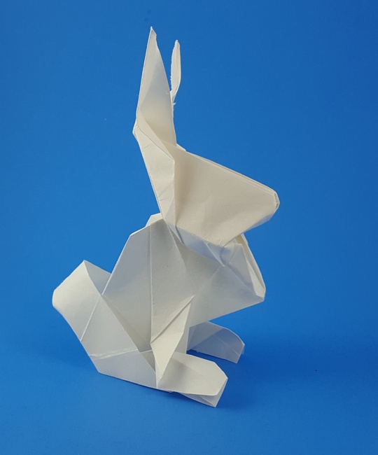 Origami Bunny by Roman Diaz folded by Gilad Aharoni