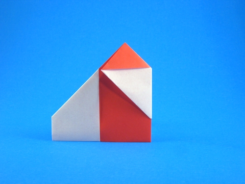 Origami Santa Claus by Eiji Tsuchito folded by Gilad Aharoni