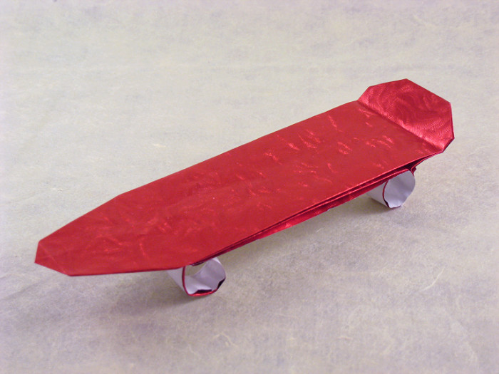 Origami Skateboard by Quentin Trollip folded by Gilad Aharoni